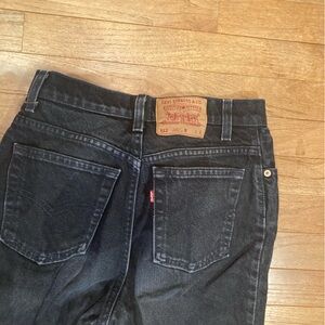 Vintage Levi’s 512 black jeans